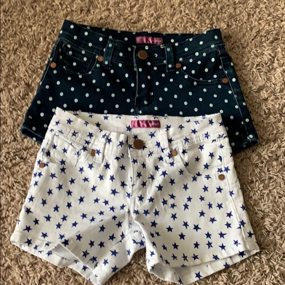 Aqua kids shorts (Bloomingdale’s brand)